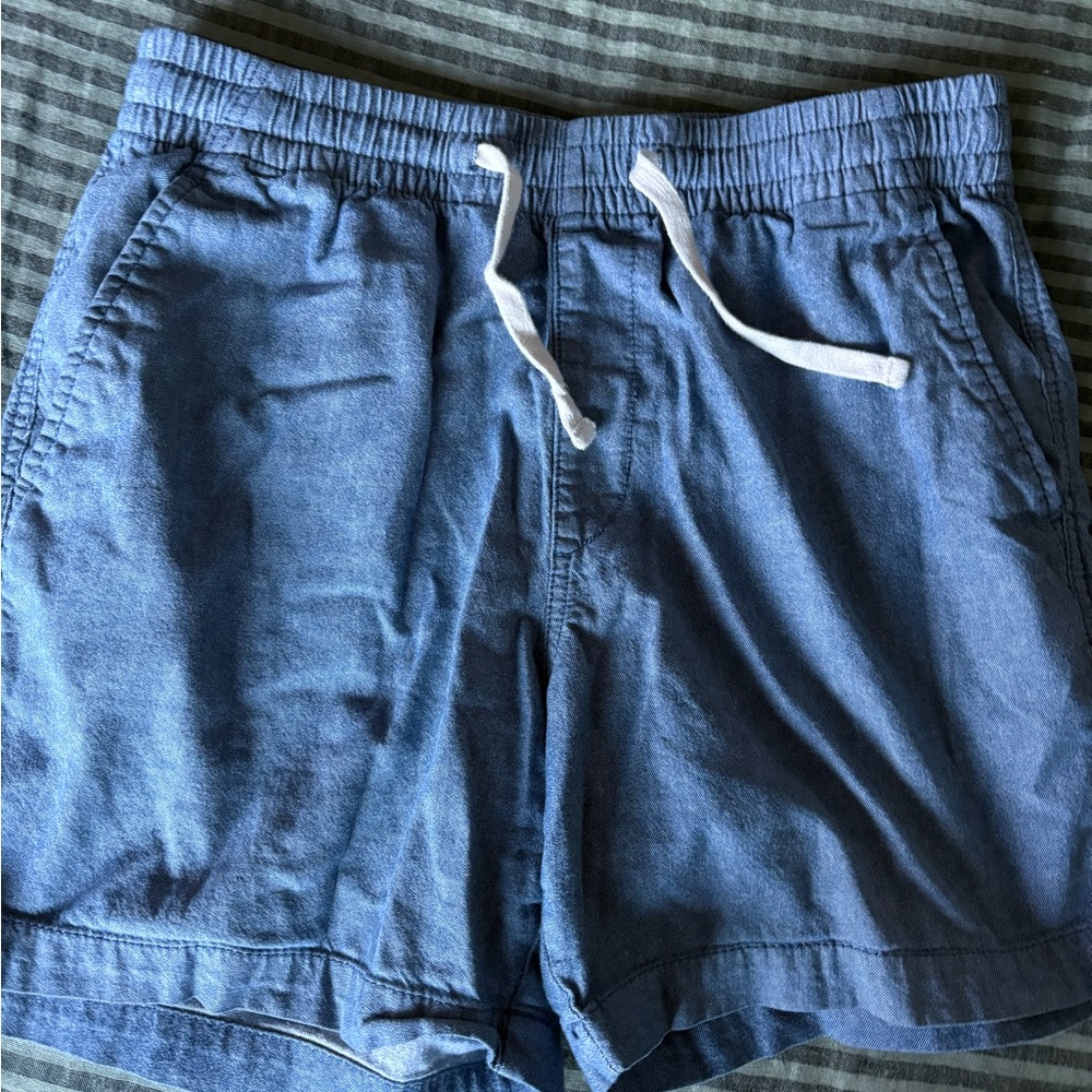 Old Navy Men's Denim Pull on Drawstring Elastic Waist Shorts - Size Small
